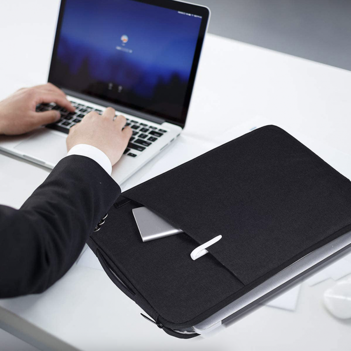 сумка для ноутбука, черная сумка для макбука, чехол для macbook, купить сумку для ноутбука, купить чехол для macbook