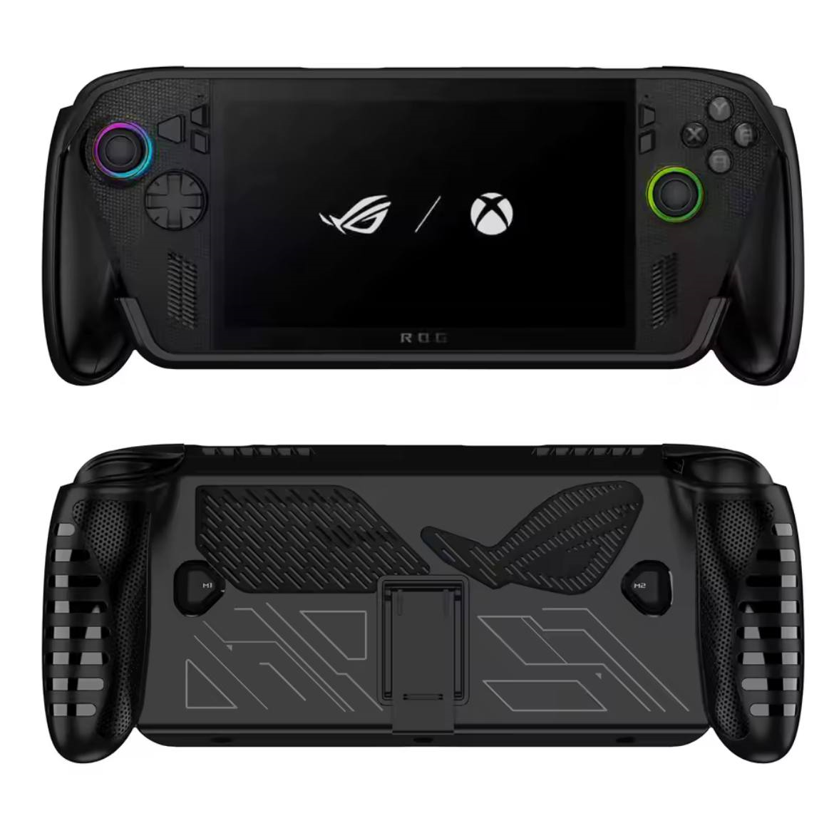 Качественный силиконовый бампер для ROG Xbox Ally / Ally X обеспечивает надежную защиту от ударов, царапин и пыли. Эргономичный дизайн улучшает хват, не скользит и идеально повторяет форму консоли. Идеальное решение для геймеров, ценящих стиль и комфорт.