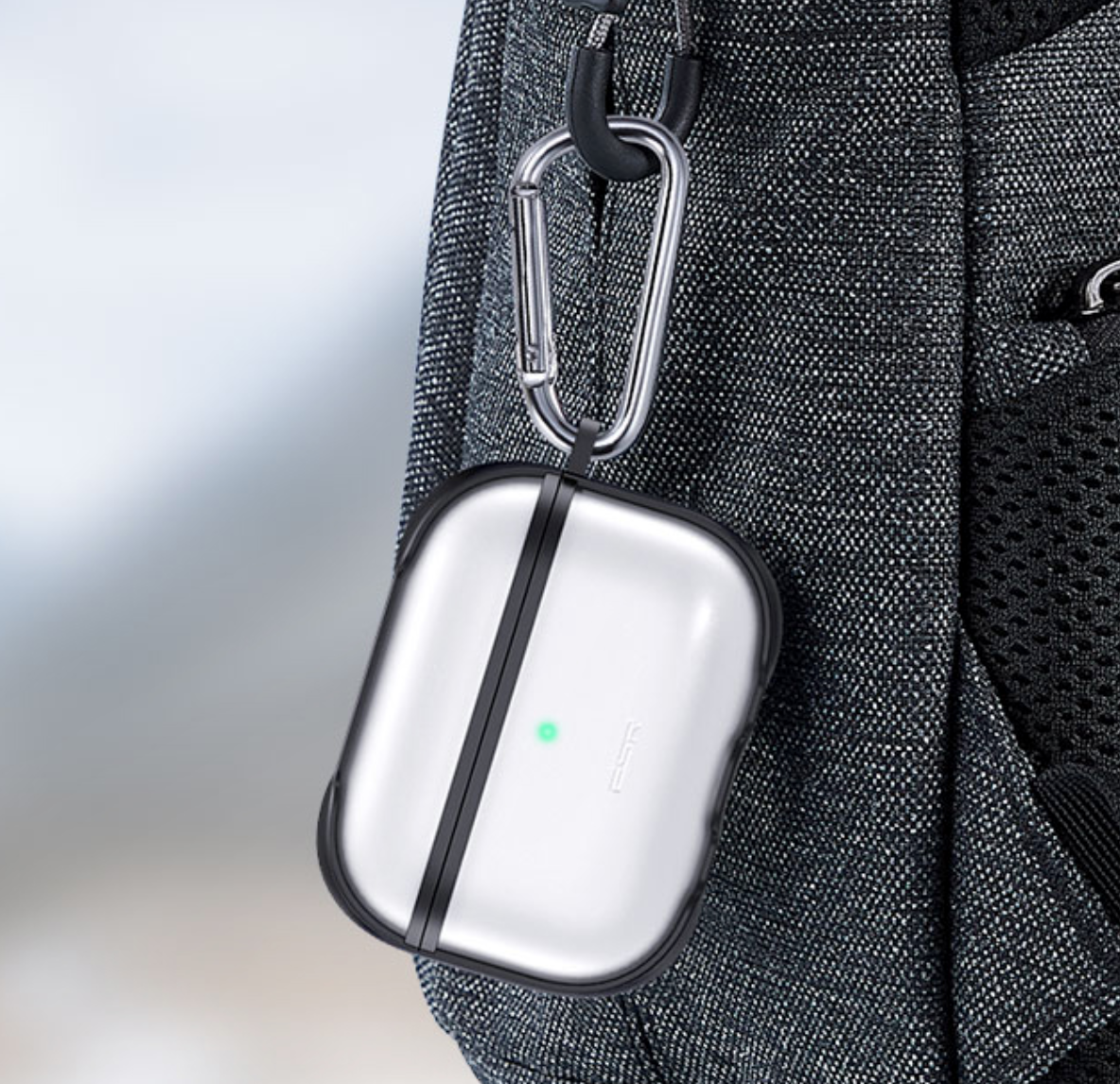 Противоударный чехол для AirPods Pro с карабином | Foximart