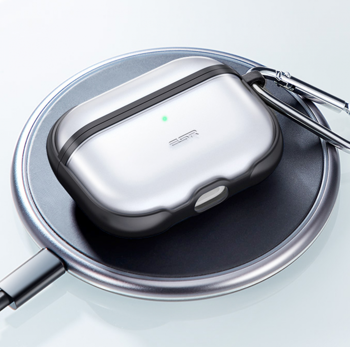 Противоударный чехол для AirPods Pro с карабином | Foximart